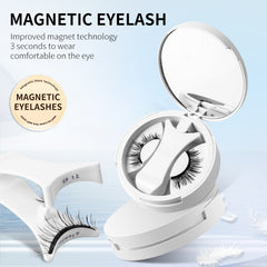 Magnetic False Eyelashes Set with Applicator
